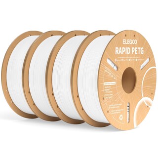 Foto 1 | Foto 1 | Filamento Para Impresora 3d Elegoo Rapid Petg De 1,75 Mm, Blanco, 4 Kg - Venta Internacional.