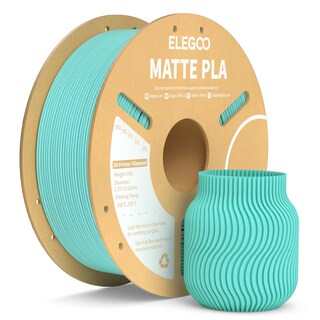 Foto 1 | Foto 1 | Filamento Para Impresora 3d Elegoo, Mate, Pla, Verde Azulado, 1,75 Mm, 1 Kg - Venta Internacional.