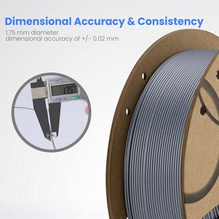 Foto 3 | Foto 3 | Filamento Para Impresora 3d Elegoo Pla De 1,75 Mm, Marrón, 1 Kg - Venta Internacional.