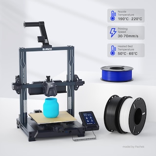 Foto 6 | Foto 6 | Filamento Para Impresora 3d Elegoo, 1.75 Mm, Pla, 250 G, Paquete De 8 Colores - Venta Internacional.