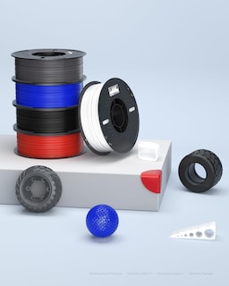 Foto 7 | Foto 7 | Filamento De Impresión 3d Elegoo Tpu 1.75 Mm Azul 1 Kg 95a - Venta Internacional.