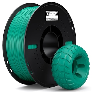 Foto 1 | Foto 1 | Filamento De Impresión 3d Elegoo Tpu 1.75 Mm Verde 1 Kg 95a - Venta Internacional.