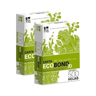 Foto 3 | Foto 3 | Papel Bond Carta 1000 Hojas Ecobond Blanco Con Tabla Clip