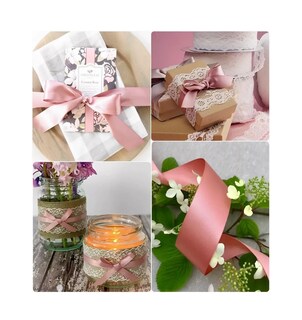 Foto 3 | Foto 3 | Rollos de Listón Lab.G color Rosa 23 M 4 Piezas