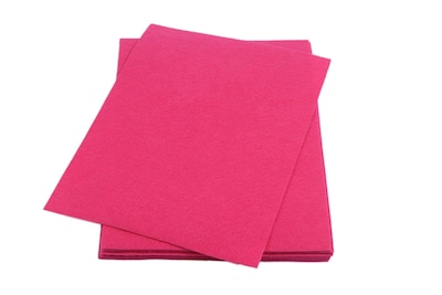 Foto 1 | Foto 1 | Sábanas De Fieltro Yycraft, Rígidas, 23 Cm X 31 Cm, 2 Mm De Grosor, Color Rosa Intenso, Paquete De 12 - Venta Internacional.