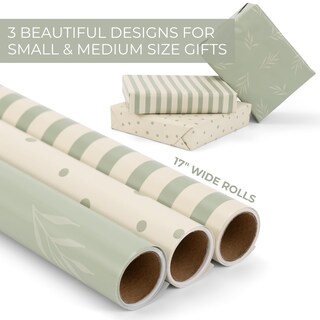 Foto 3 | Foto 3 | Juego De Papel Para Envolver Regalos Zicoto All Occasions 3 Rollos 43 X 305 Cm - Venta Internacional.