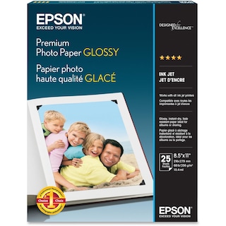 Foto 1 | Foto 1 | Papel Fotográfico Epson Premium Glossy, 8.5 X 11 Pulgadas, 25 Hojas - Venta Internacional.