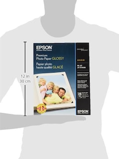 Foto 2 | Foto 2 | Papel Fotográfico Epson Premium Glossy, 8.5 X 11 Pulgadas, 25 Hojas - Venta Internacional.