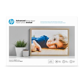 Foto 1 | Foto 1 | Papel Fotográfico Hp Advanced Glossy 13x19 Cm, 20 Hojas Cr696a - Venta Internacional.