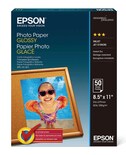Papel Fotográfico Epson S041649 Brillante, 8,5 X 11, 50 Hojas, 52 Libras - Venta Internacional.