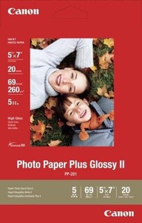 Foto 1 | Foto 1 | Papel Fotográfico Canon Photo Paper Plus Glossy Ii, 5 X 7, 20 Hojas - Venta Internacional.