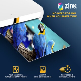 Foto 6 | Foto 6 | Papel Fotográfico Kodak Zink 2x3 Premium, 100 Hojas - Venta Internacional.