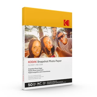 Foto 1 | Foto 1 | Papel Fotográfico Kodak Glossy De 13 X 18 Cm (5 X 7 Pulgadas), 180 G/m², 50 Hojas - Venta Internacional.