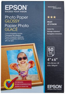 Foto 1 | Foto 1 | Papel Fotográfico Epson Glossy 10 X 15 Cm Para Impresora De Inyección De Tinta, 50 Hojas - Venta Internacional.
