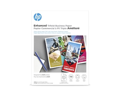 Foto 1 | Foto 1 | Papel Hp Enhanced Trifold Business Glossy, 8.5 X 11 Pulgadas, 40 Libras - Venta Internacional.