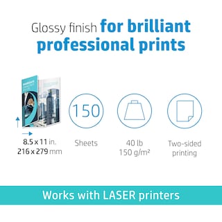 Foto 2 | Foto 2 | Papel Hp Enhanced Trifold Business Glossy, 8.5 X 11 Pulgadas, 40 Libras - Venta Internacional.