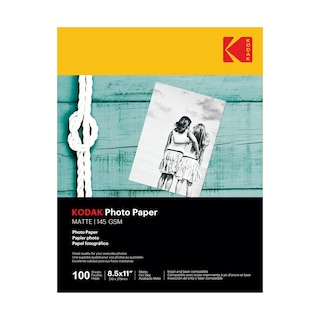 Foto 1 | Foto 1 | Papel Fotográfico Kodak, 8.5 X 11 Pulgadas, Mate, 145 G/m², 100 Hojas - Venta Internacional.