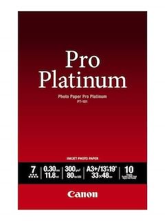 Foto 1 | Foto 1 | Papel Fotográfico Canon 2768b018 Pro Platinum 13x19 Cm 10 Hojas - Venta Internacional.