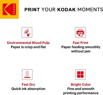 Foto 4 | Foto 4 | Papel Fotográfico Kodak Vivid 8,5 X 11, 25 Hojas, 230 G/m2, 11,9 Mil - Venta Internacional.