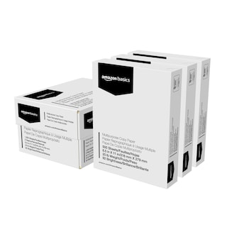 Foto 1 | Foto 1 | Papel Amazon Basics, Multiusos, 8,5 X 11, 20 Libras, 3 Resmas, 1500 Hojas - Venta Internacional.