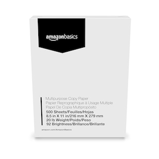 Foto 3 | Foto 3 | Papel Amazon Basics, Multiusos, 8,5 X 11, 20 Libras, 3 Resmas, 1500 Hojas - Venta Internacional.