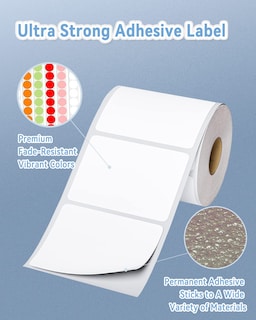 Foto 4 | Foto 4 | Rollo De Etiquetas Térmicas Phomemo 4x3, 500 Unidades, Para Impresora Térmica - Venta Internacional.