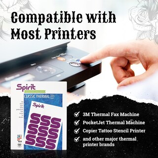 Foto 5 | Foto 5 | Papel De Transferencia Para Tatuajes Spirit Freehand, Tamaño A4 (100 Unidades) - Venta Internacional.