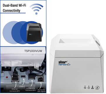 Foto 3 | Foto 3 | Impresora Térmica De Recibos Star Micronics Tsp143ivuw Wi-fi - Venta Internacional.
