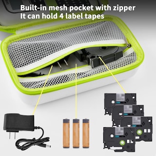 Foto 3 | Foto 3 | Funda De Almacenamiento Compatible Con La Rotuladora Brother P-touch Pth110 - Venta Internacional.
