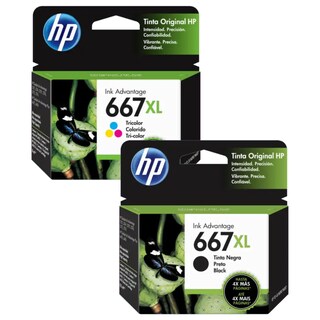 Foto 1 | Foto 1 | Kit de Cartuchos de Tinta Negra + color Hp 667 Xl Original