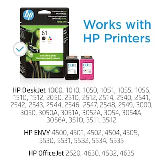 Foto 2 | Foto 2 | Cartuchos De Tinta Hp 61 Negro/tricolor (paquete De 2) Para Deskjet - Venta Internacional.