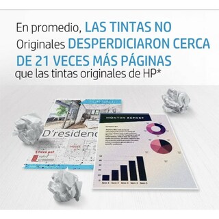 Foto 7 | Foto 7 | 4 Tintas HP GT53 Negras + 1000 Hojas Papel Bond Carta Blanca