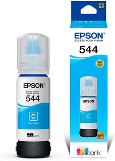 Foto 2 | Foto 2 | Botella De Tinta Epson Ecotank T544 Cyan 65ml Original - Venta Internacional.