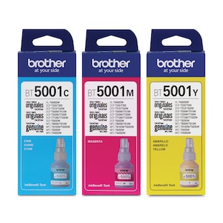 Foto 2 | Foto 2 | Kit De 3 Botellas De Tinta Brother Bt5001 Para 5,000 Páginas, Tricolor
