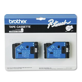 Foto 1 | Foto 1 | Tape Brother Tc-20 De 12 Mm X 7,7 M, Negro Sobre Blanco Para Pt-6 8 10 12 15 20 150 170, Paquete De 2 - Venta Internacional.