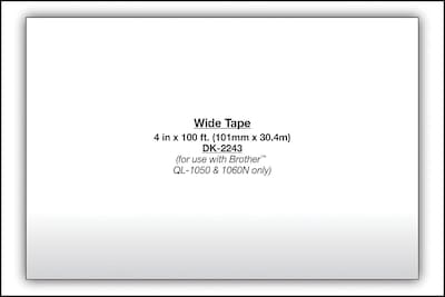 Foto 5 | Foto 5 | Cinta De Papel Brother Dk-2243 Negra Sobre Blanca, 101 Mm X 30,4 M - Venta Internacional.