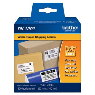 Foto 1 | Foto 1 | Rollo De 300 Etiquetas Brother Dk1202 Precortadas De 62 X 100mm, Blancas