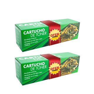 Foto 1 | Foto 1 | Tóner Negro W2110A/206A Compatible con M255DW/ M255NW/ M283CDW/ M282 2 Piezas