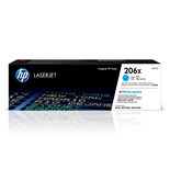 Cartucho de Tóner HP 206x Cyan de Alto Rendimiento para Color Laserjet - Venta Internacional