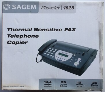 Foto 2 | Foto 2 | Máquina De Fax Sagem 1825 Phonefax Hfc242 Negra - Venta Internacional.