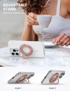 Foto 6 | Foto 6 | Soporte Para Anillo De Teléfono Lamicall Magnetic Twinkle Para Iphone - Venta Internacional.