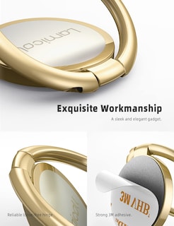 Foto 6 | Foto 6 | Soporte De Anillo Para Teléfono Lamicall Gold Universal Para Iphone Y Android - Venta Internacional.