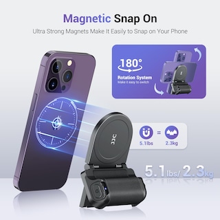 Foto 3 | Foto 3 | Empuñadura Magnética Para Cámara De Teléfono Jjc Msg-p1 Para Iphone Android - Venta Internacional.