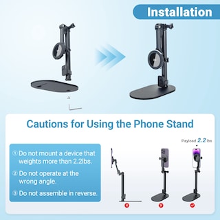 Foto 7 | Foto 7 | Soporte De Teléfono Y Escritorio Jjc Strong Magnético Con Magsafe Para Iphone - Venta Internacional.