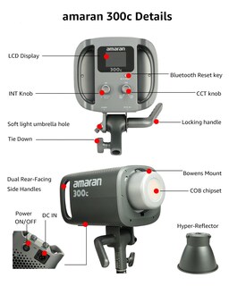 Foto 4 | Foto 4 | Luz De Vídeo Led Aputure Amaran 300x Rgb 2500k-7500k Con Ajuste G/m - Venta Internacional.
