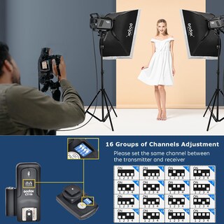 Foto 4 | Foto 4 | Radio Inalámbrica Flash Trigger Godox Ct-16 Para Canon Nikon Son - Venta Internacional.