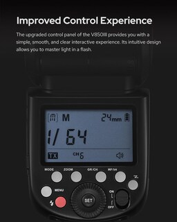 Foto 5 | Foto 5 | Flash Godox V850iii 2.4g Gn60 Hss 1/8000 S Con Batería De 2600 Mah - Venta Internacional.