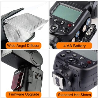 Foto 5 | Foto 5 | Flash Speedlite Godox Tt600 2.4g Inalámbrico Para Canon Nikon - Venta Internacional.