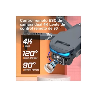 Foto 3 | Foto 3 | Dron Cuadricóptero a Control Remoto con Cámara 4k Hd Eo Safe Imports Esi-5415 Negro