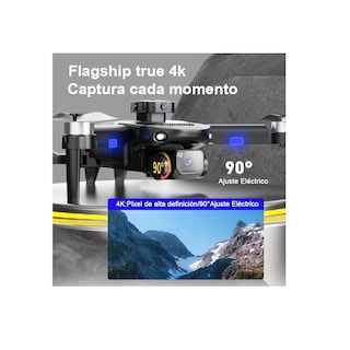 Foto 2 | Foto 2 | Dron sin Escobillas Cámara 4K 2 Baterías Eo Safe Imports Esi-12919 Gris